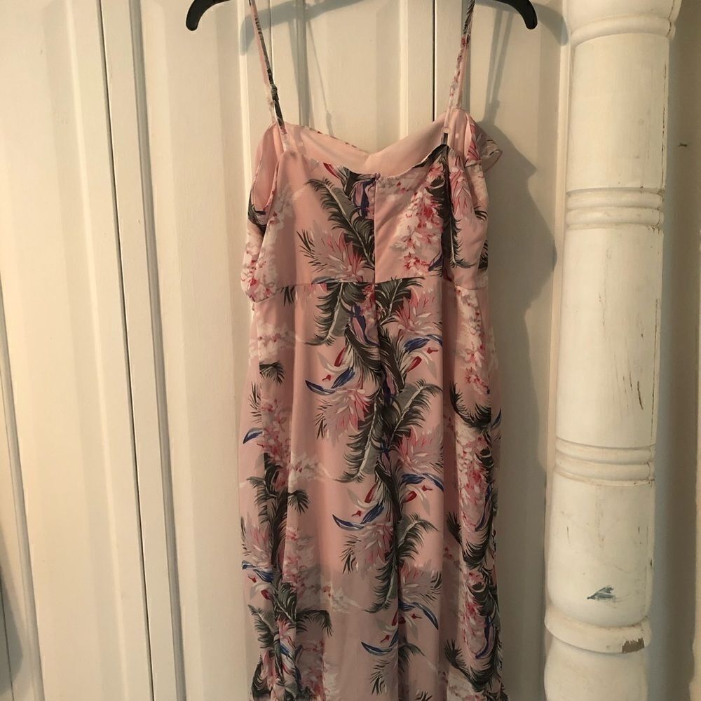Pink Tropical Floral Cupshe Dress - Picture 6 of 8